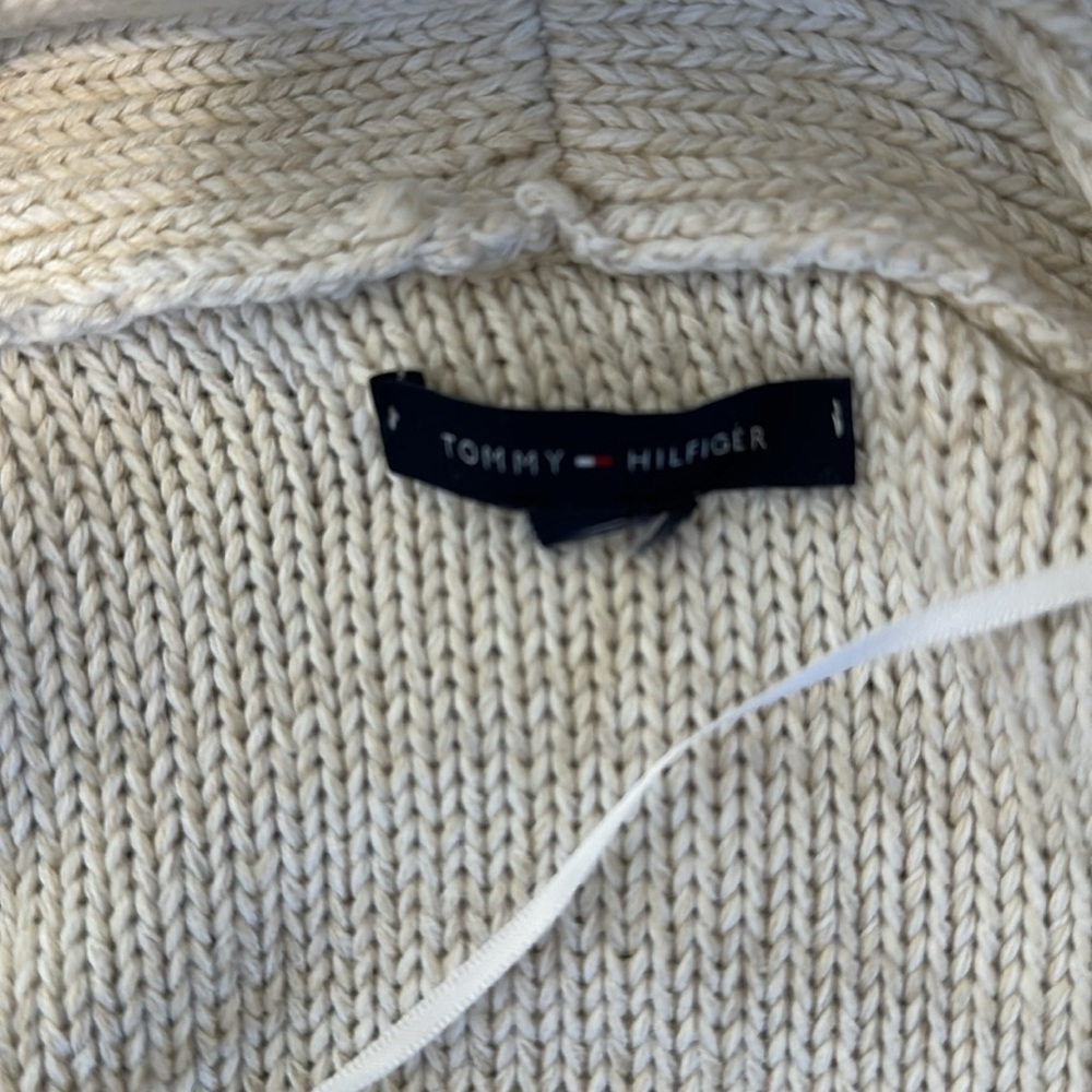 Tommy Hilfiger Relaxed Fit Open Front Cardigan - Picture 6 of 9